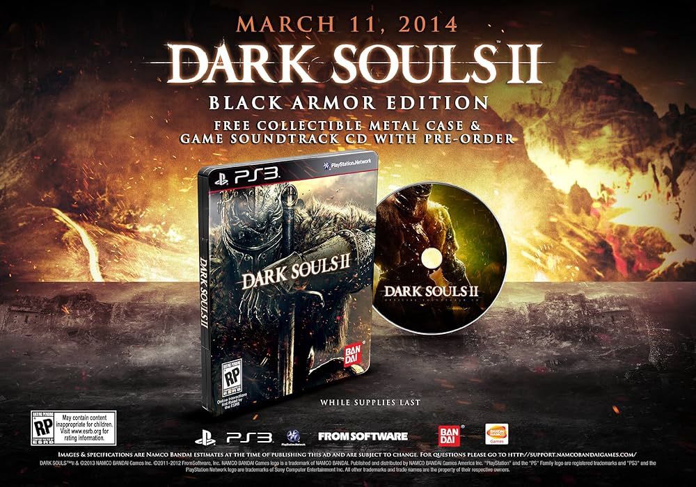 Dark Souls II Black Armor Edition - PS3