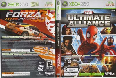 Marvel Ultimate Alliance &amp; Forza 2 - Xbox 360