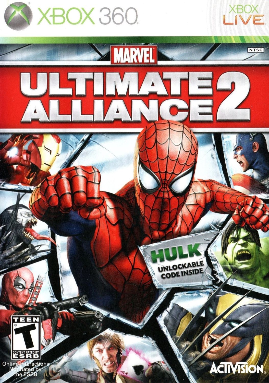 Marvel Ultimate Alliance 2 [Hulk Unlockable Code] - Xbox 360