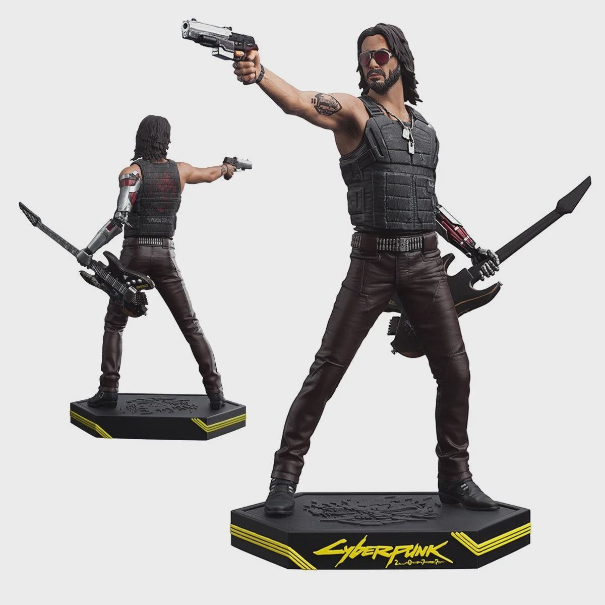Cyberpunk 2077 Johnny Silverhand Statue