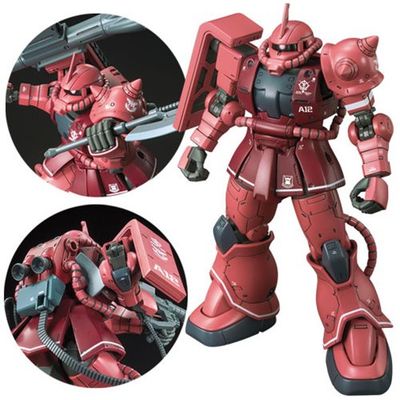 Mobile Suit Gundam: The Origin Char&#39;s MS-06S Zaku II Red Comet Version High Grade 1:144 Scale Model Kit