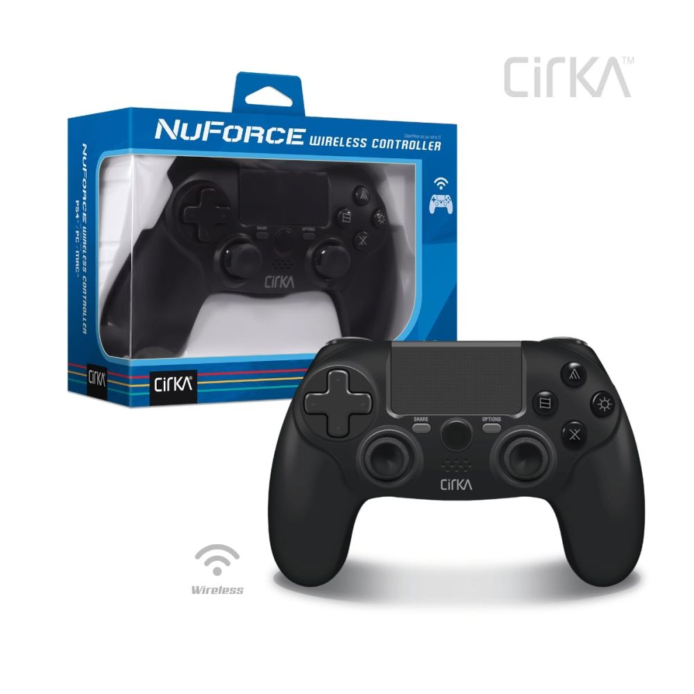 NuForce Wireless Game Controller For PS4/PC/Mac, Color: Black, Condition: New