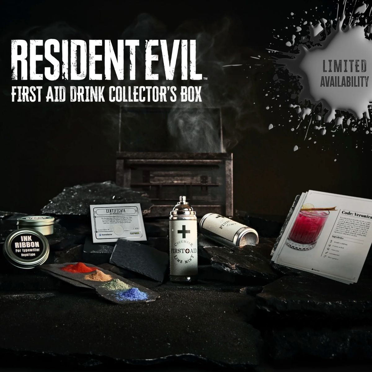 Resident Evil First Aid Drink Collector&#39;s Box (Limited Edition)