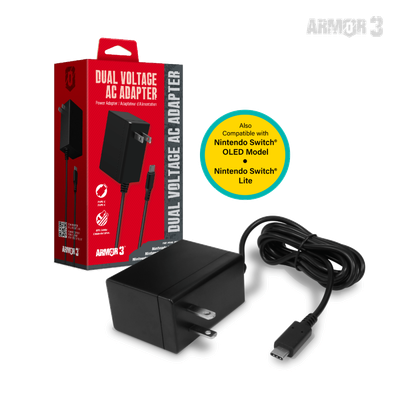 Dual Voltage AC Adapter For Switch - Armor3