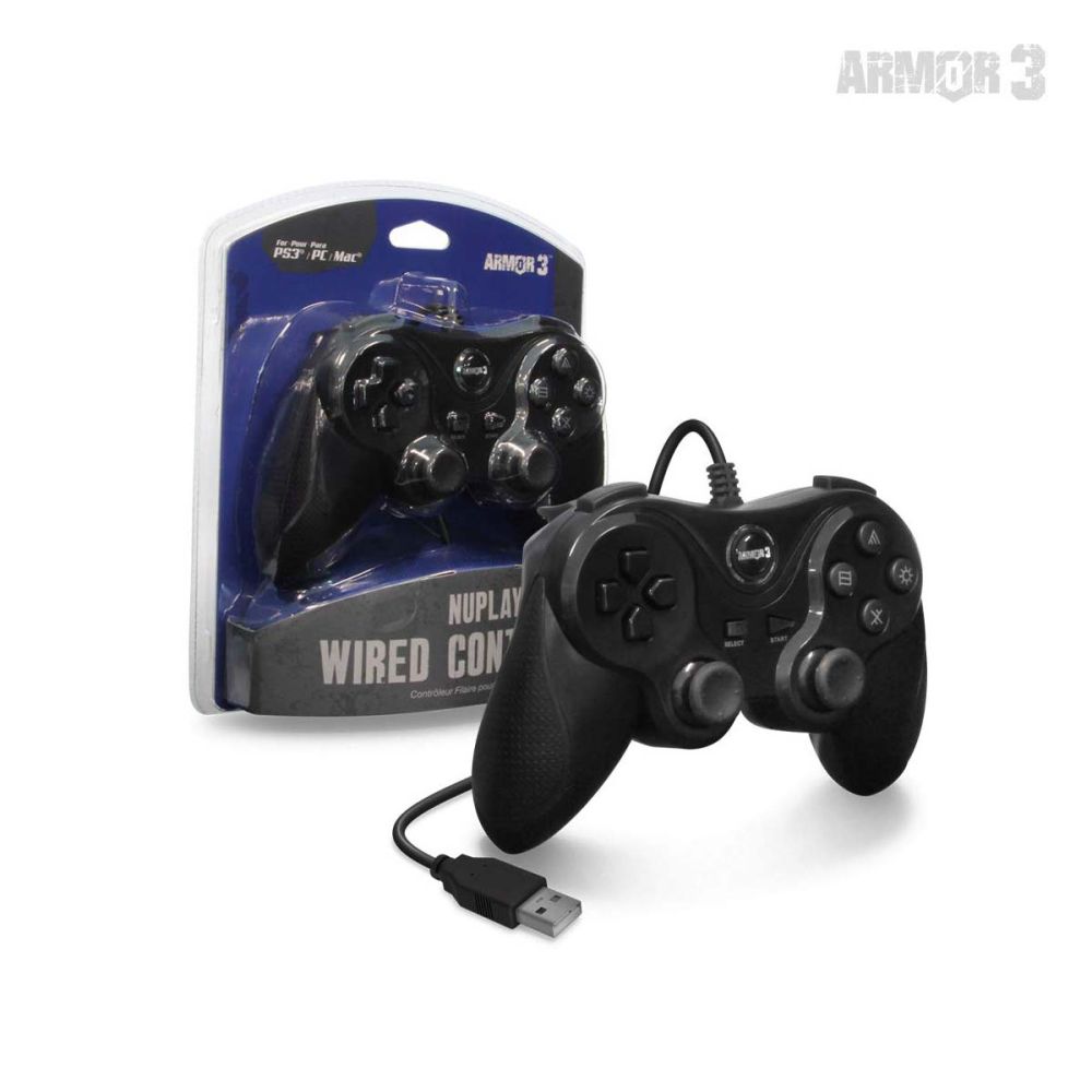 NuPlay Wired Game Controller for PS3®  - Armor3