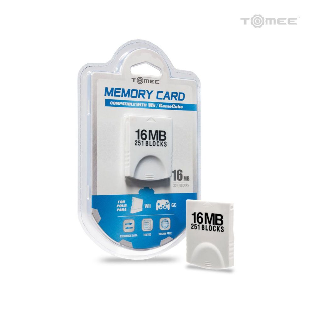 16MB Memory Card For: GameCube® / Wii® - Tomee