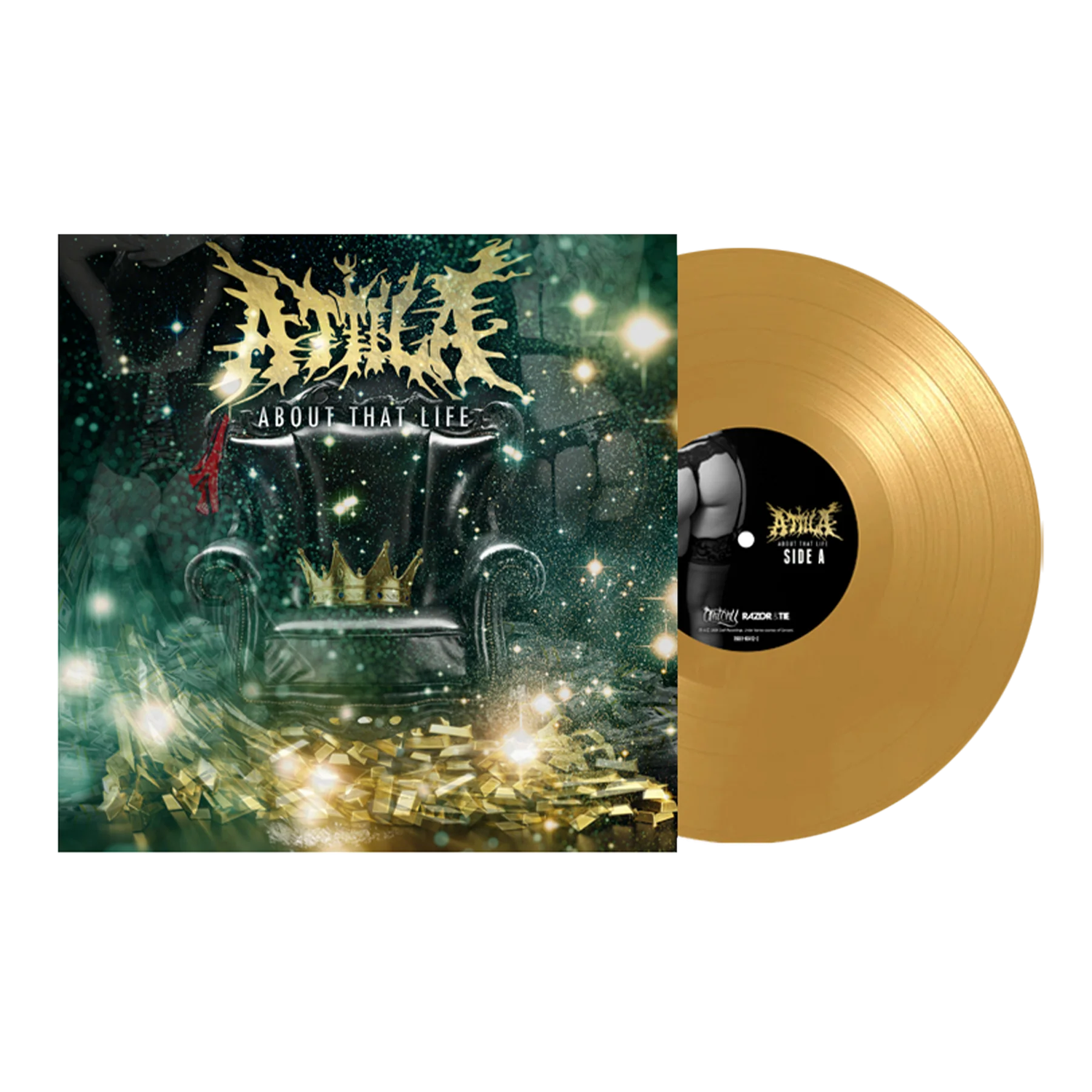Attila &quot;About That Life&quot; W/ Autographed Insert- Gold Vinyl LP