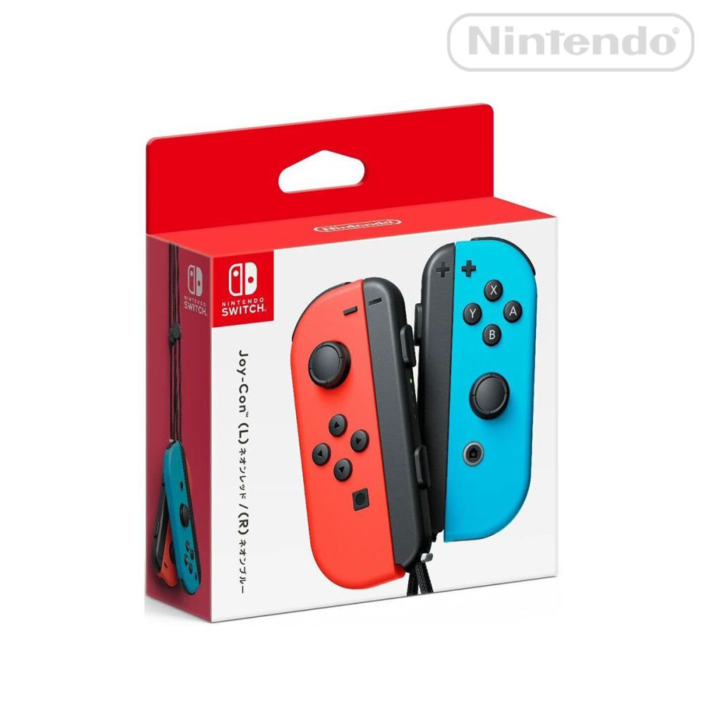 Nintendo Switch Left/Right Joycon, Color: Neon Red &amp;  Blue