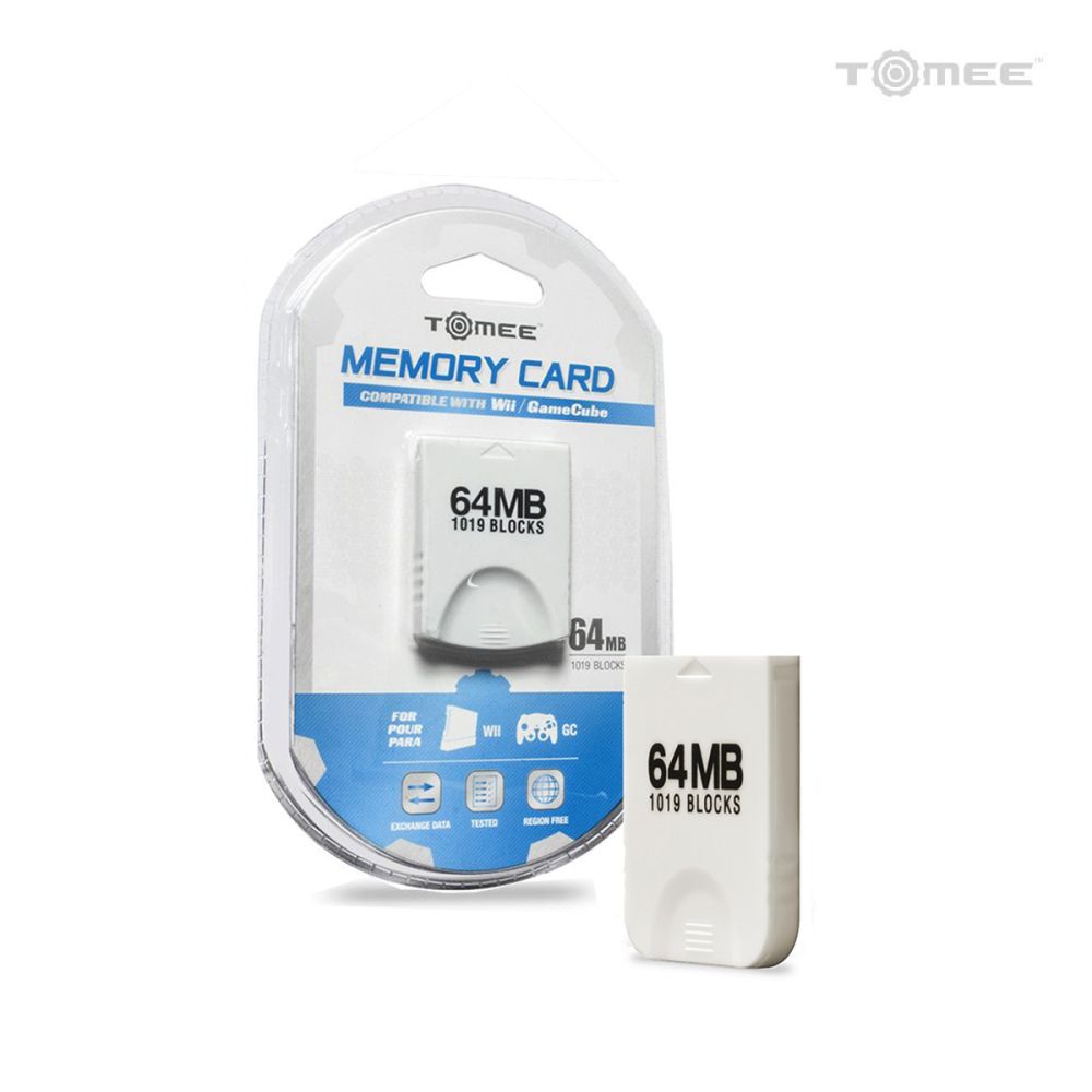 64MB Memory Card For: GameCube® / Wii® -Tomee