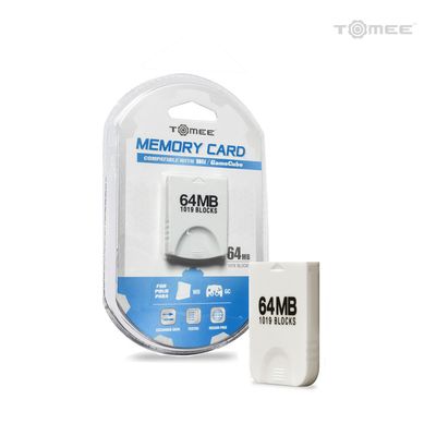 64MB Memory Card For: GameCube® / Wii® -Tomee