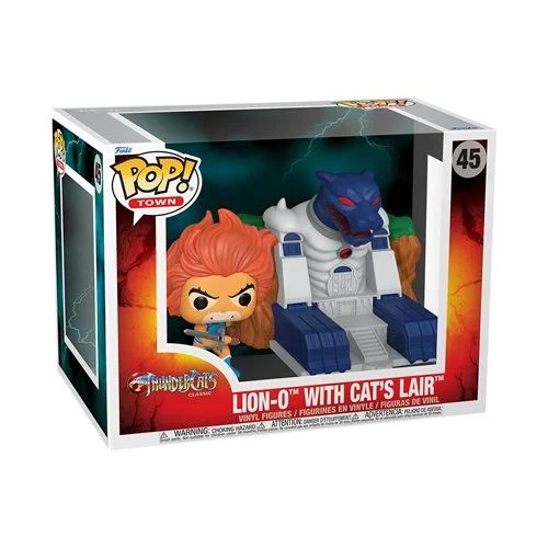 ThunderCats Lion-O with Cat&#39;s Lair Funko Pop! Town #45