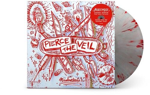 Pierce The Veil &quot;Misadventures&quot; [Indie Exclusive LE. Red/Silver Color] - LP