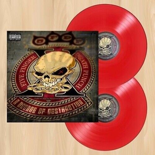 Five Finger Death Punch "A Decade Of Destruction" (LE. Gatefold, Crimson Red Vinyl) - LP