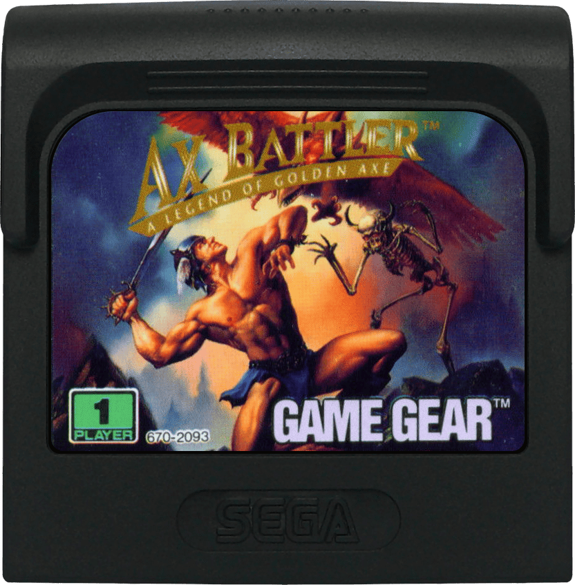 Ax Battler a Legend of Golden Axe - Game Gear