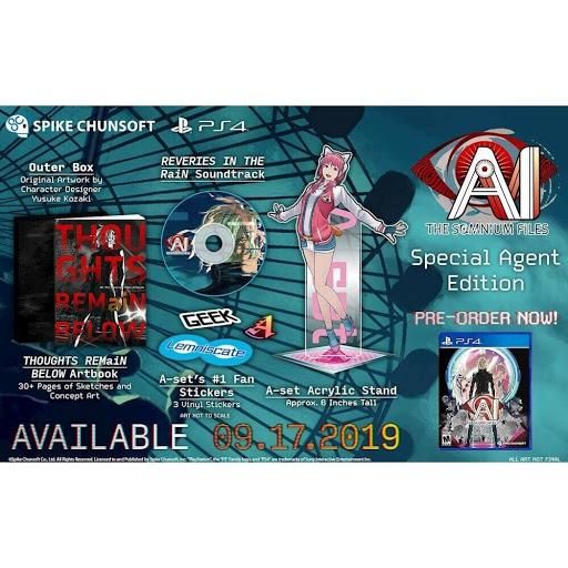AI: The Somnium Files [Special Agent Edition] - PS4
