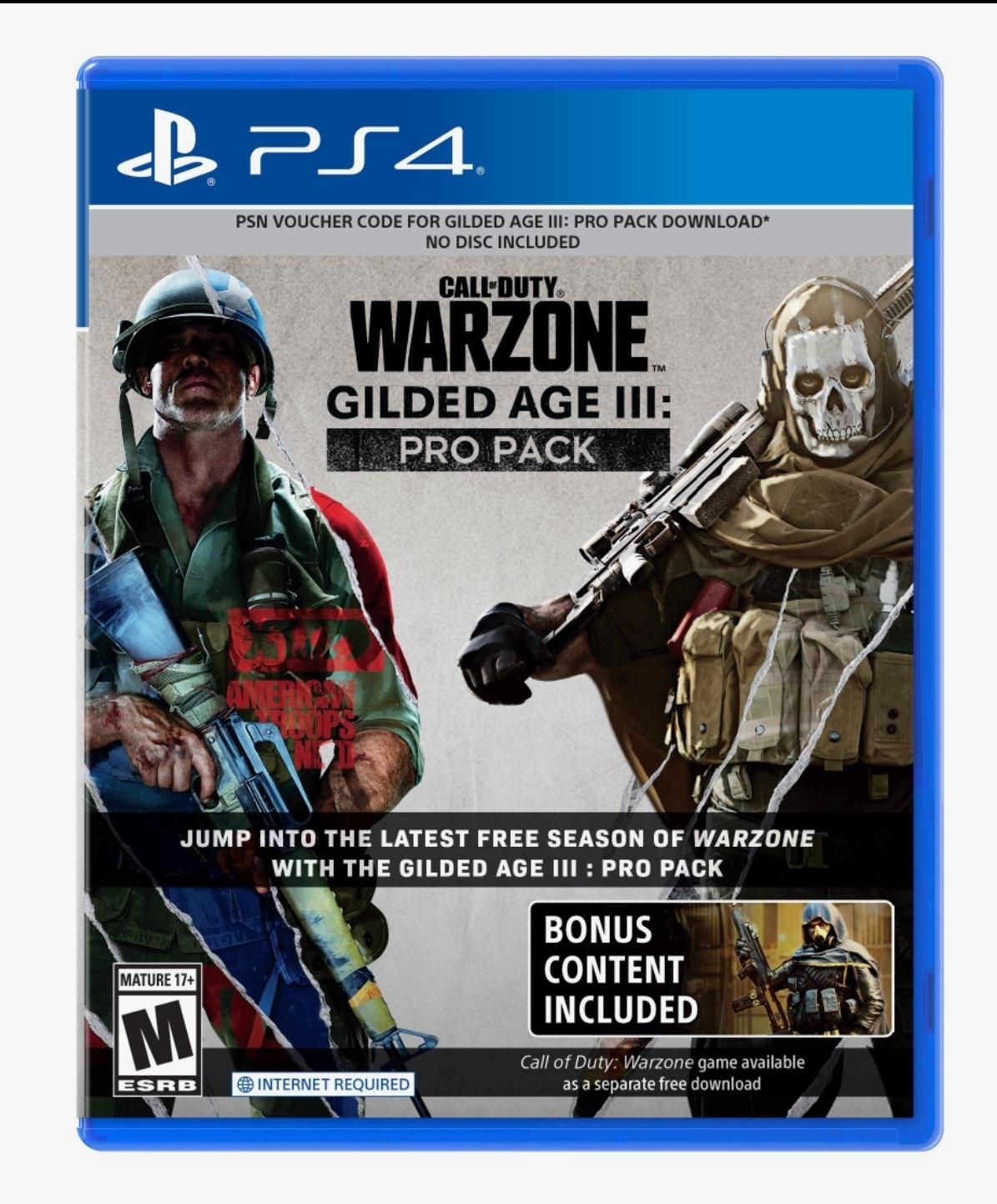 Call Of Duty Warzone Gilded AGE III: Pro Pack - PS4