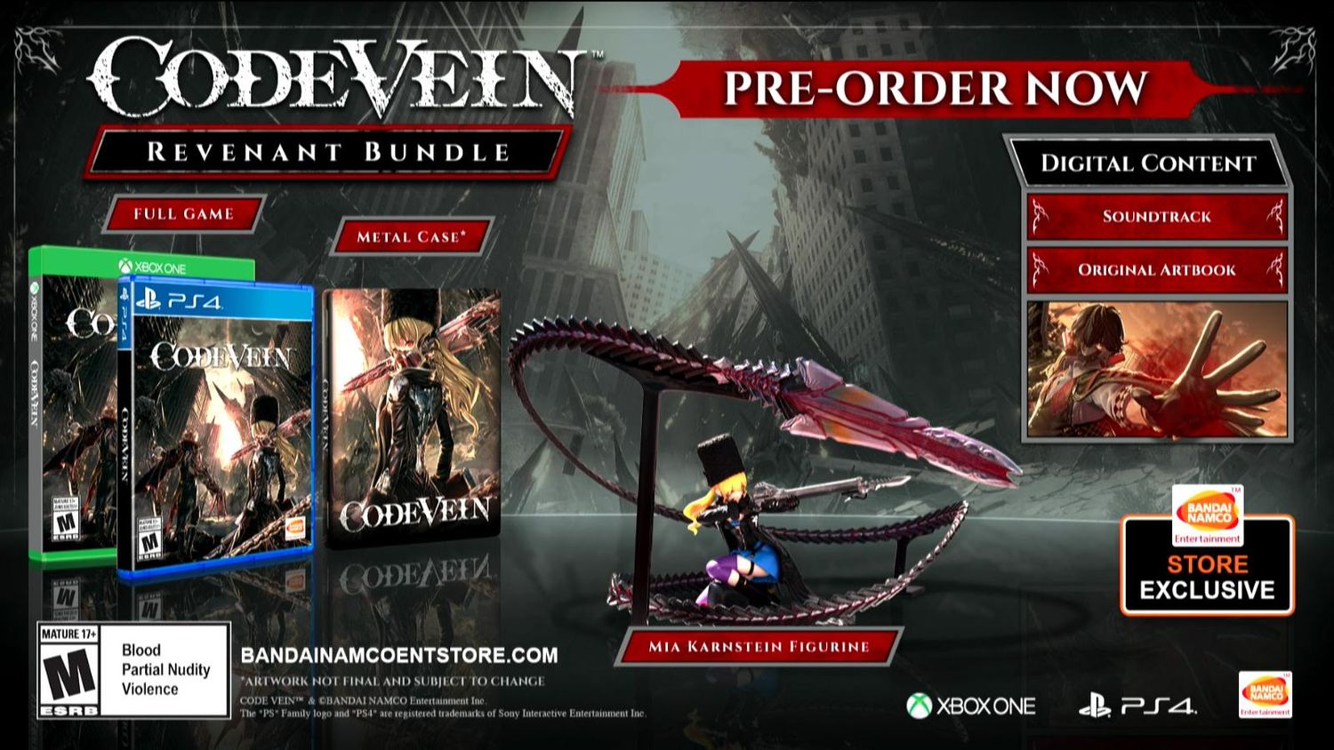 Code Vein [Revenant Bundle] - PS4