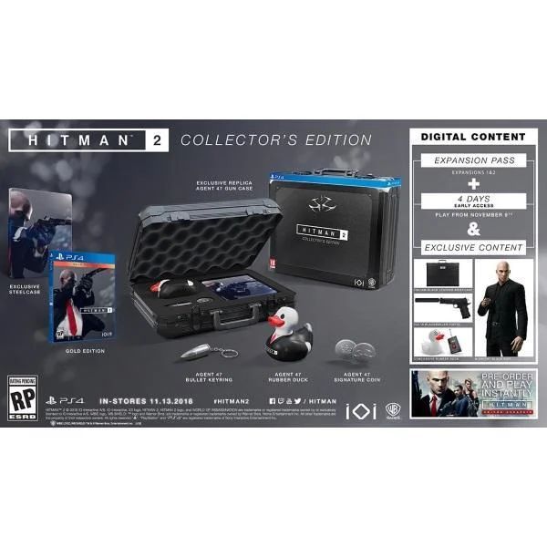 Hitman 2 [Collector&#39;s Edition] - PS4