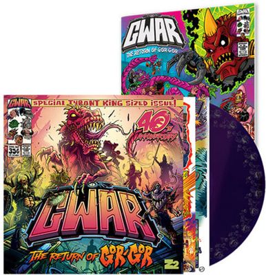 GWAR "The Return of Gor Gor" (Purple Vinyl, etched W/ Comic Book) - LP