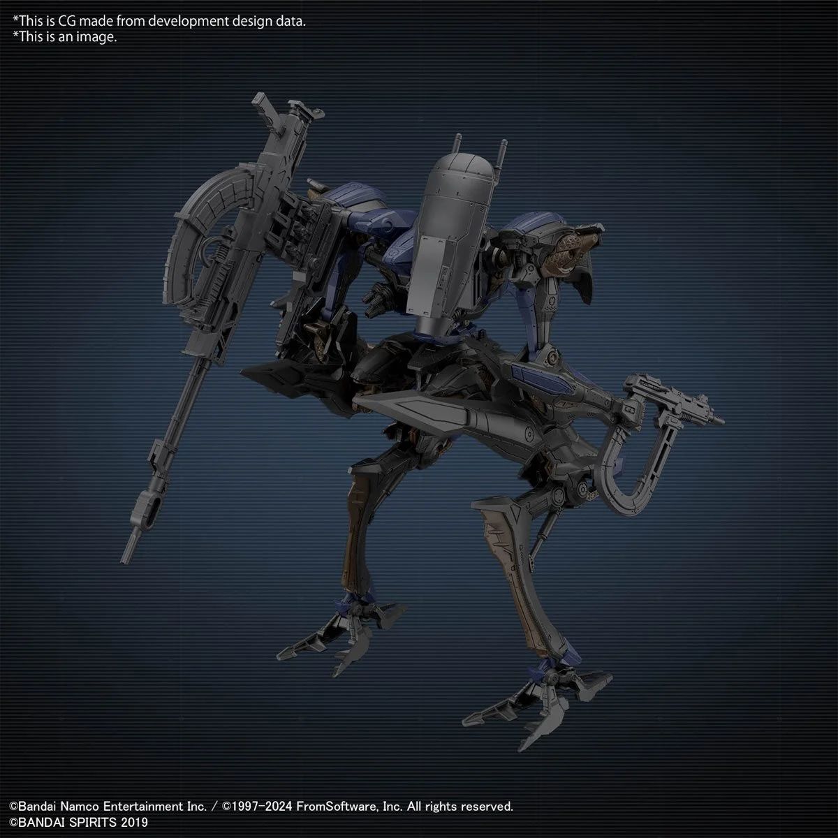 30 Minutes Missions Armored Core VI: Fires of Rubicon Schneider Nachtreiher/40E Steel Haze Model Kit