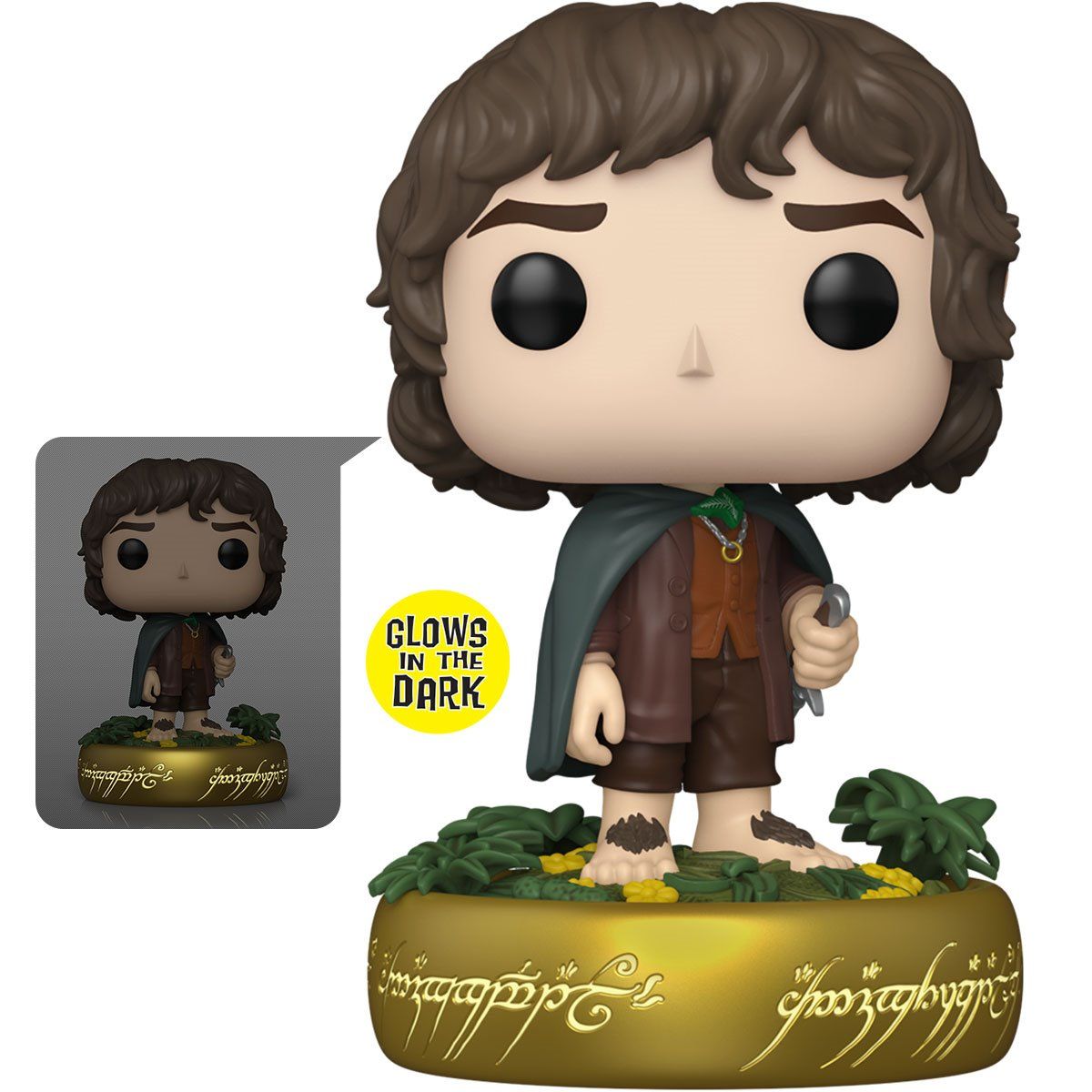 The Lord of the Rings Frodo Baggins Glow-in-the-Dark Funko Pop! Vinyl Figure Plus #1832