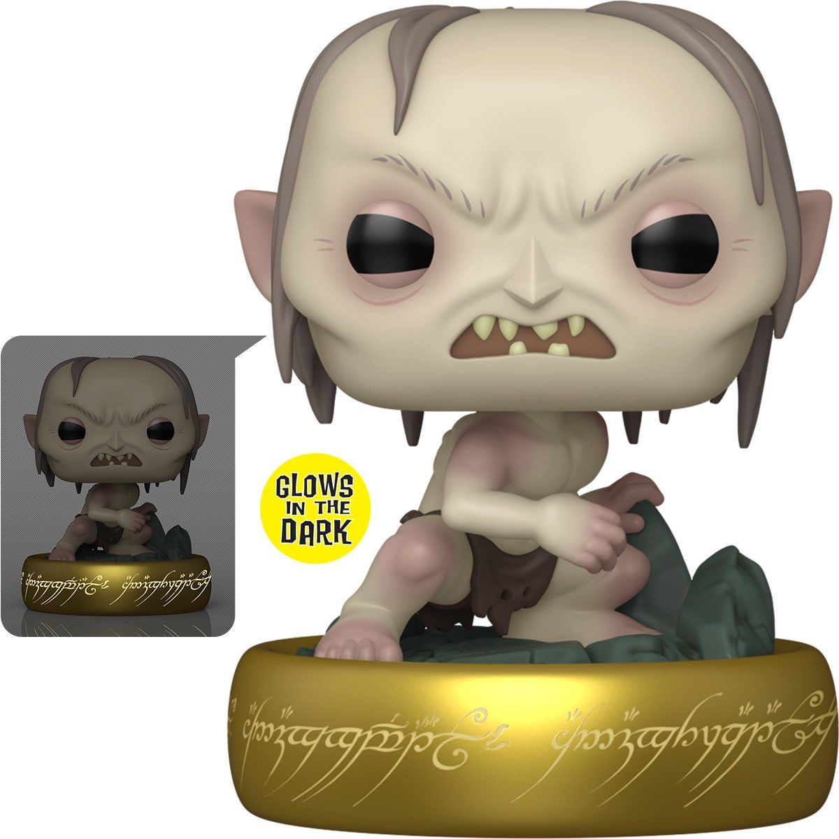 The Lord of the Rings Gollum Glow-in-the-Dark Funko Pop! Vinyl Figure Plus #1831