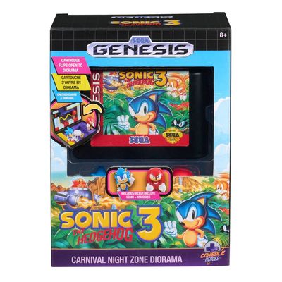 Console Heroes Sega Genesis Sonic the Hedgehog 3 Cartridge Diorama Playset