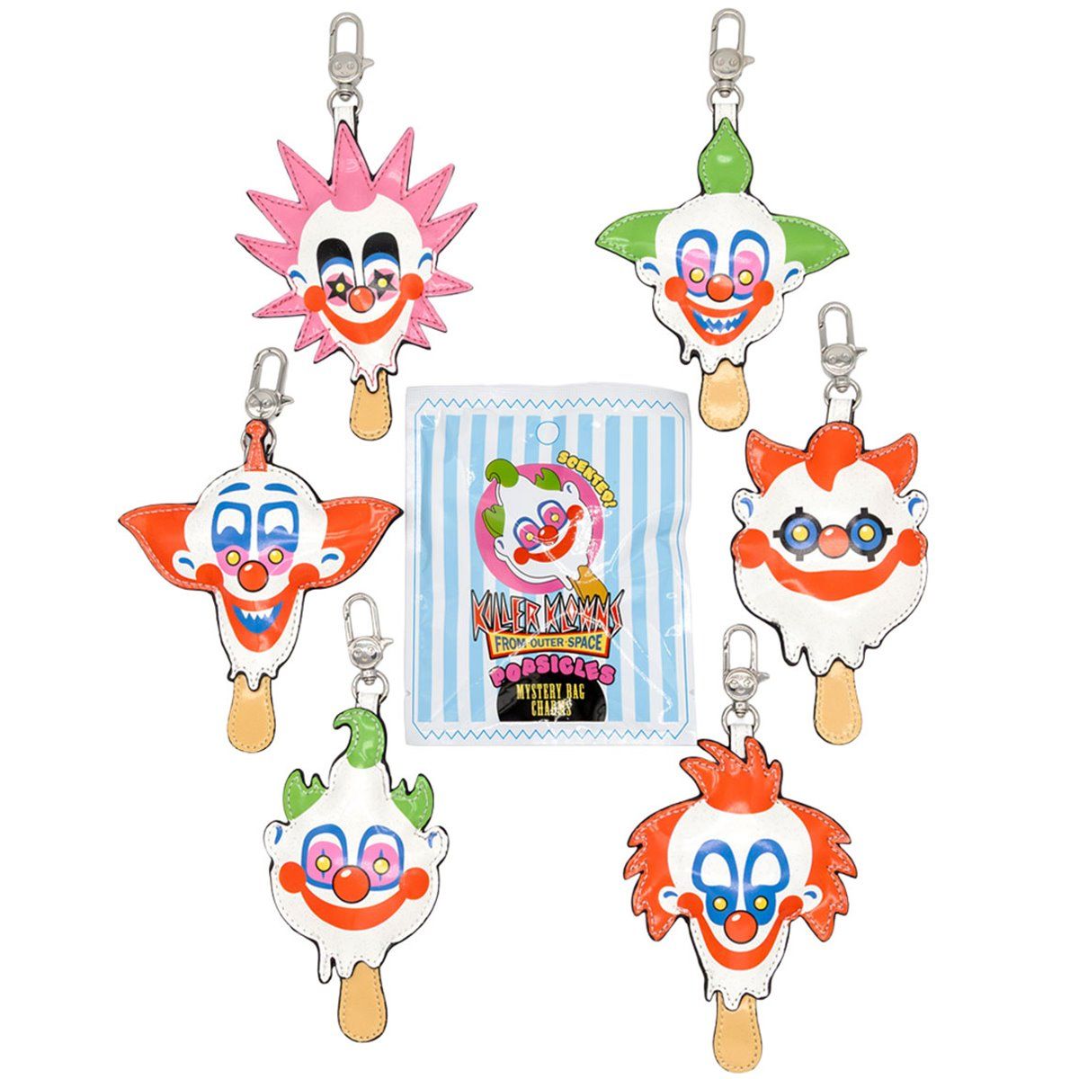 Killer Klowns From Outer Space Blind-Box Vinyl Popsicle Scented Bag Charm