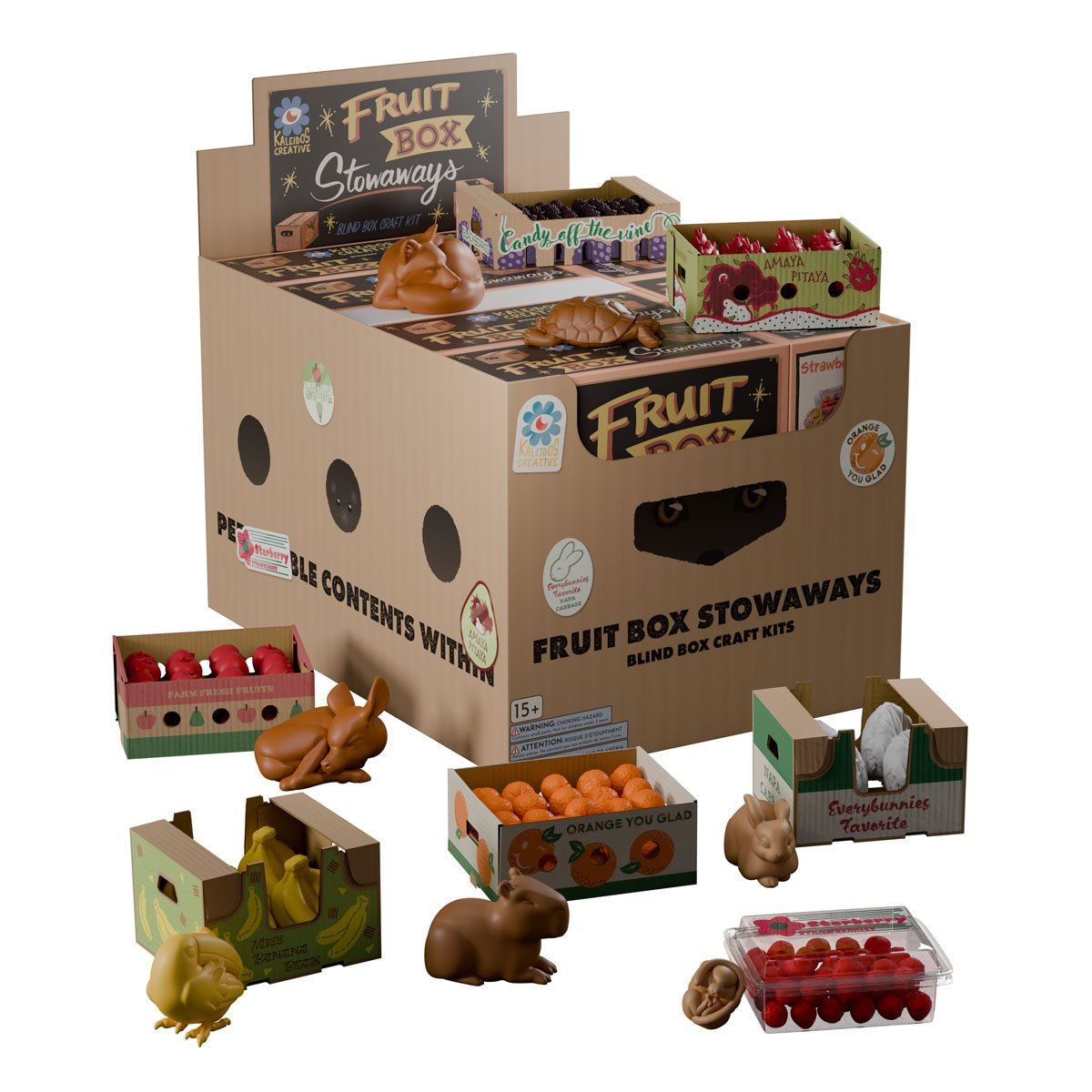 Fruit Box Stowaways DIY Craft Kit Blind-Box Mini-Figure
