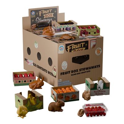 Fruit Box Stowaways DIY Craft Kit Blind-Box Mini-Figure