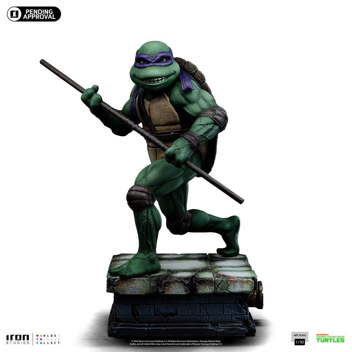 Iron Studios Teenage Mutant Ninja Turtles (1990) Donatello 1:10 Art Scale Limited Edition Statue