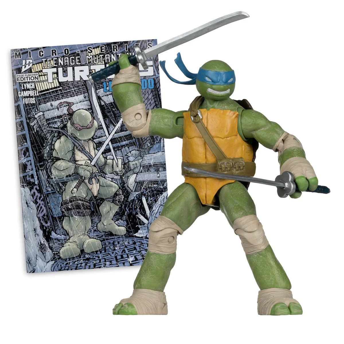 Teenage Mutant Ninja Turtles Page Punchers Leonardo Action Figure with Comic