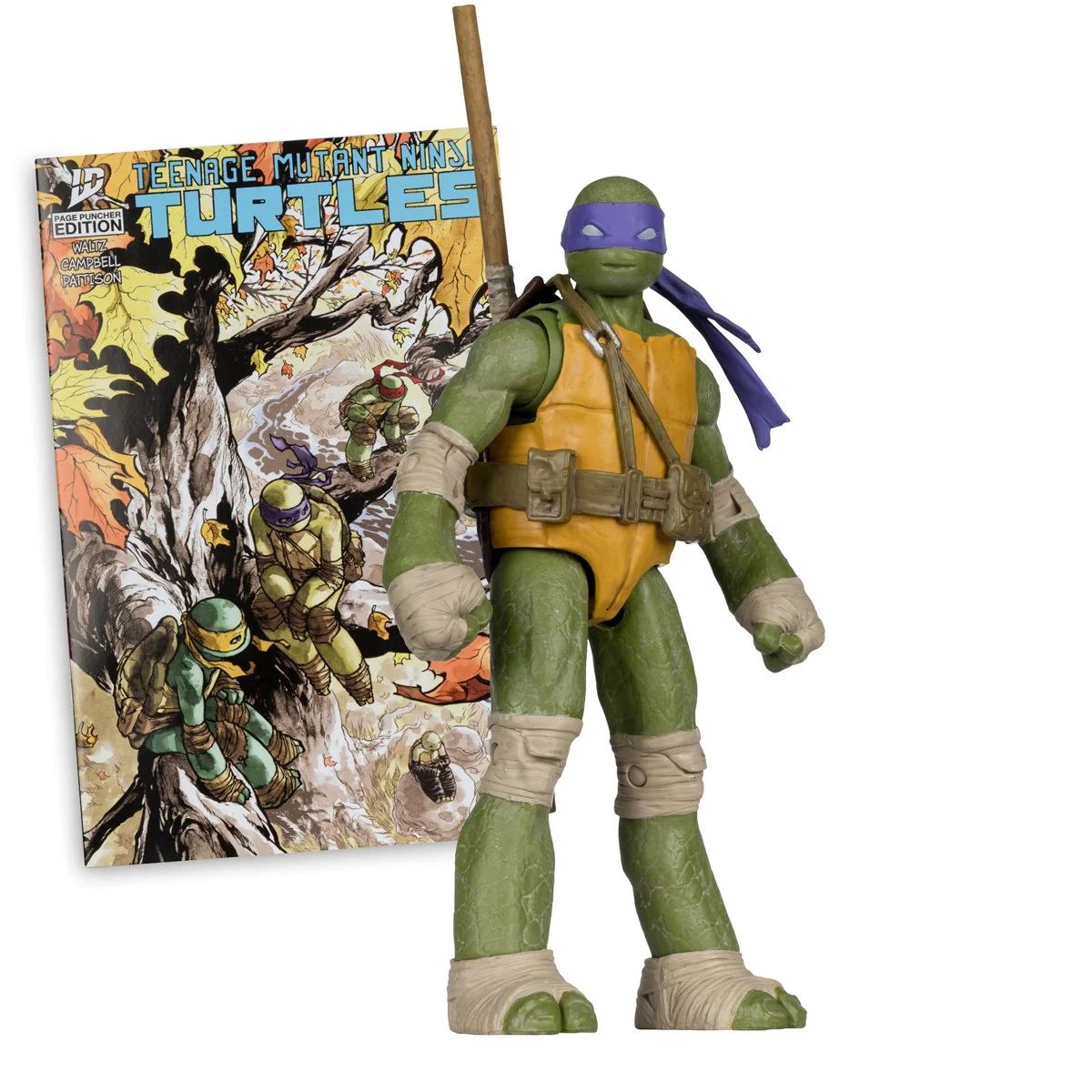 Teenage Mutant Ninja Turtles Page Punchers Donatello Action Figure with Comic