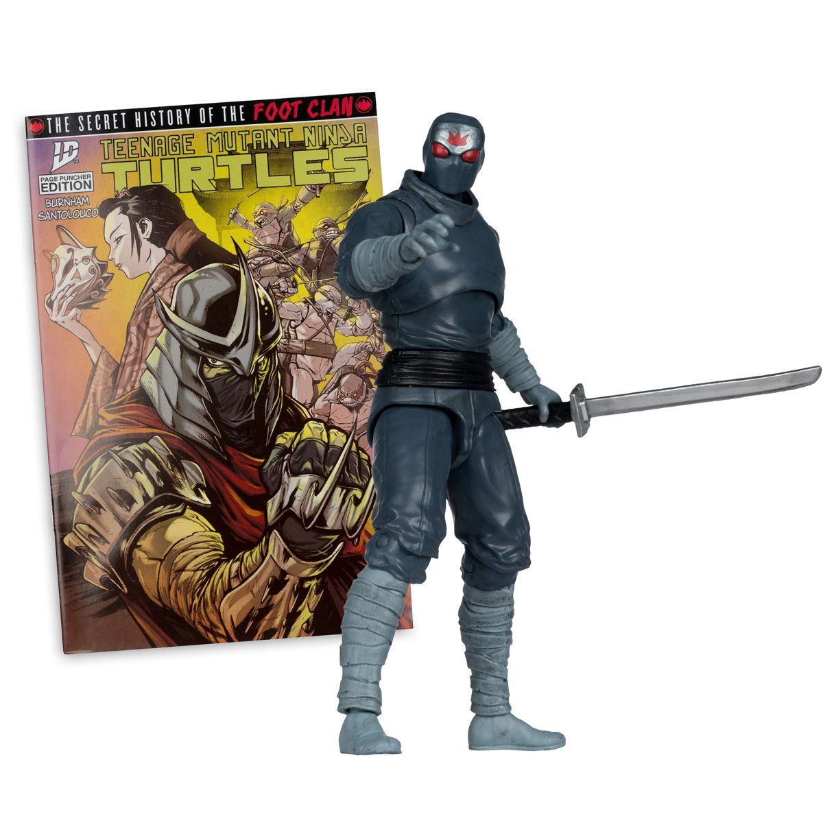 Teenage Mutant Ninja Turtles Page Punchers Foot Soldier 5-Inch Scale Action Figure with Comic