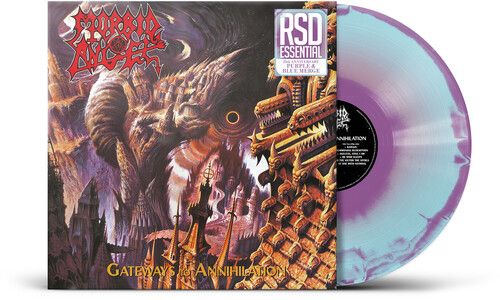Morbid Angel "Gateways To Annihilation" (Indie Exclusive, Colored Vinyl, Purple, Blue, Anniversary Edition) - LP