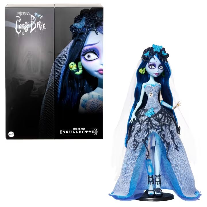 Monster High Skullector Corpse Bride Collectible Doll (Emily W/Veil)