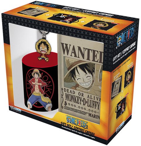 One Piece - Gift Set - Luffy: NoteBook, Mug &amp; Keychain