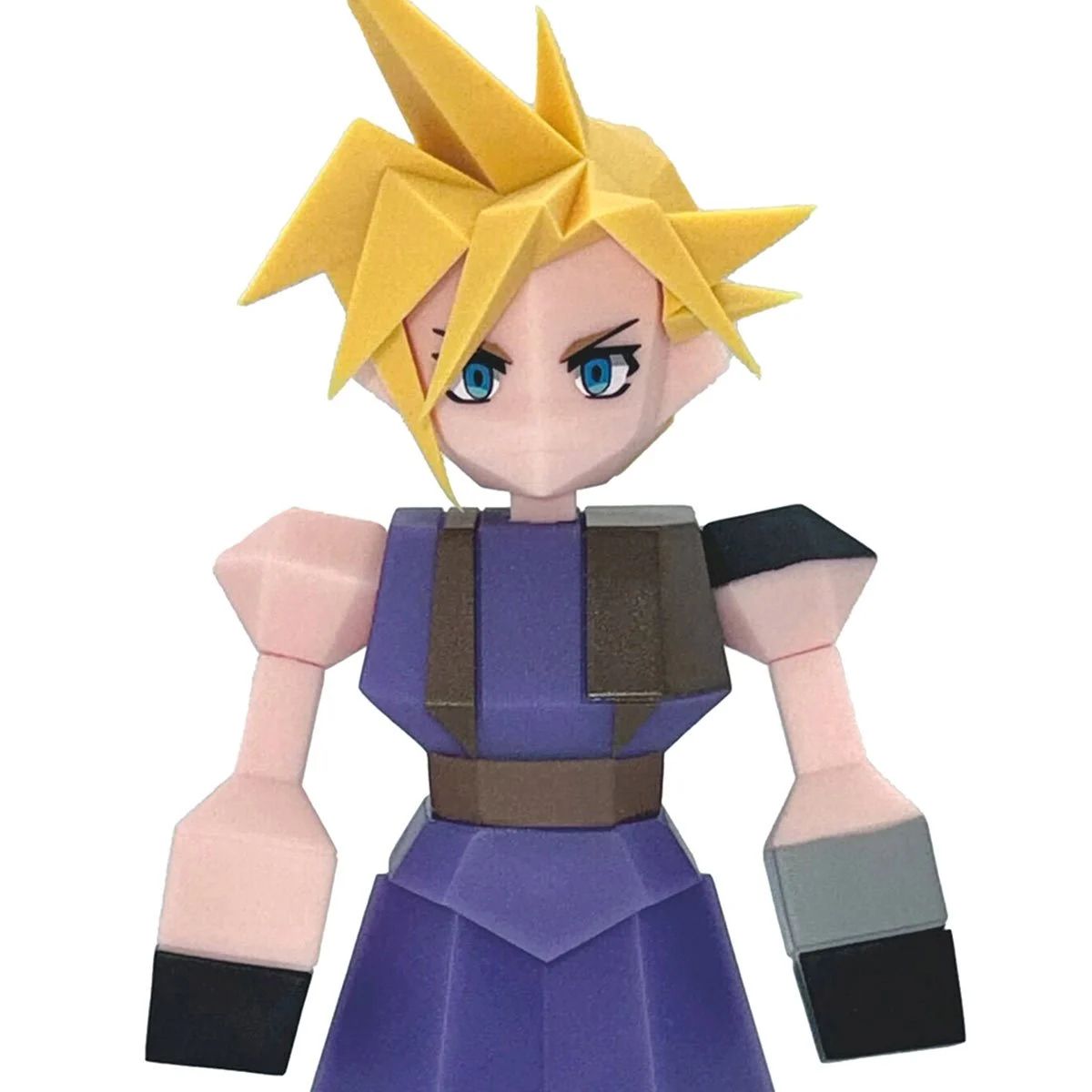 [IMPORTED] Final Fantasy VII Cloud Strife Polygon Soft Vinyl Figure