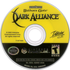 Baldur's Gate Dark Alliance - NGC, Condition: Disc Only