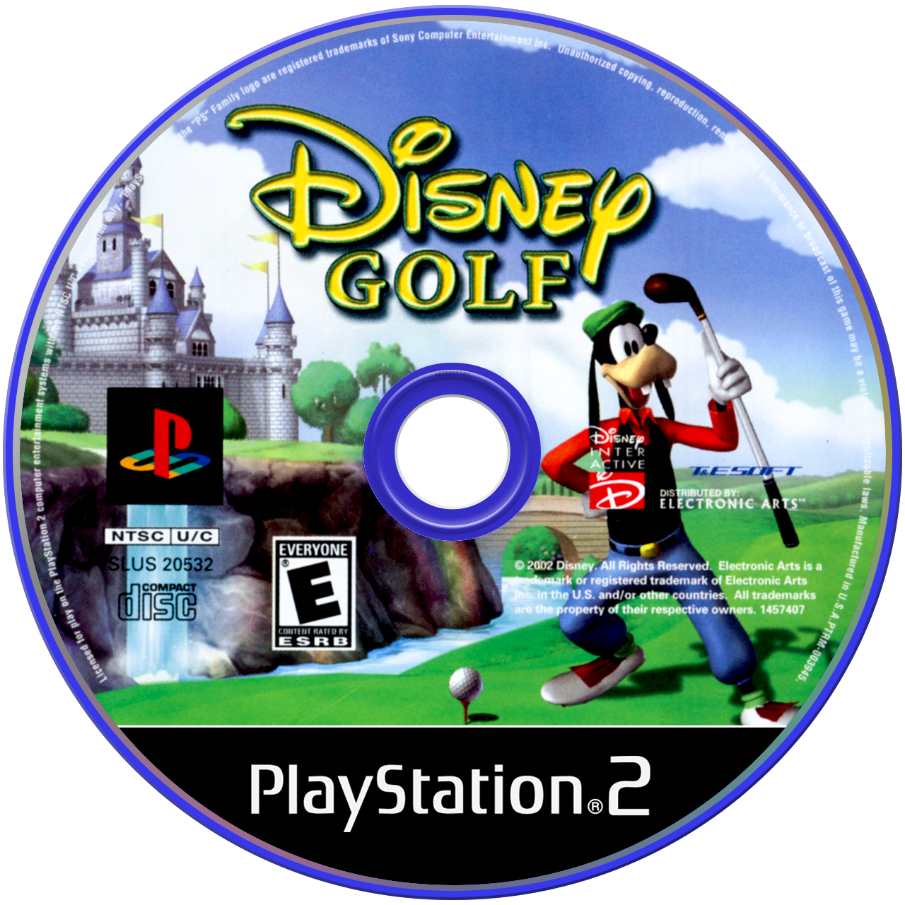 Disney Golf - PS2, Condition: Disc Only