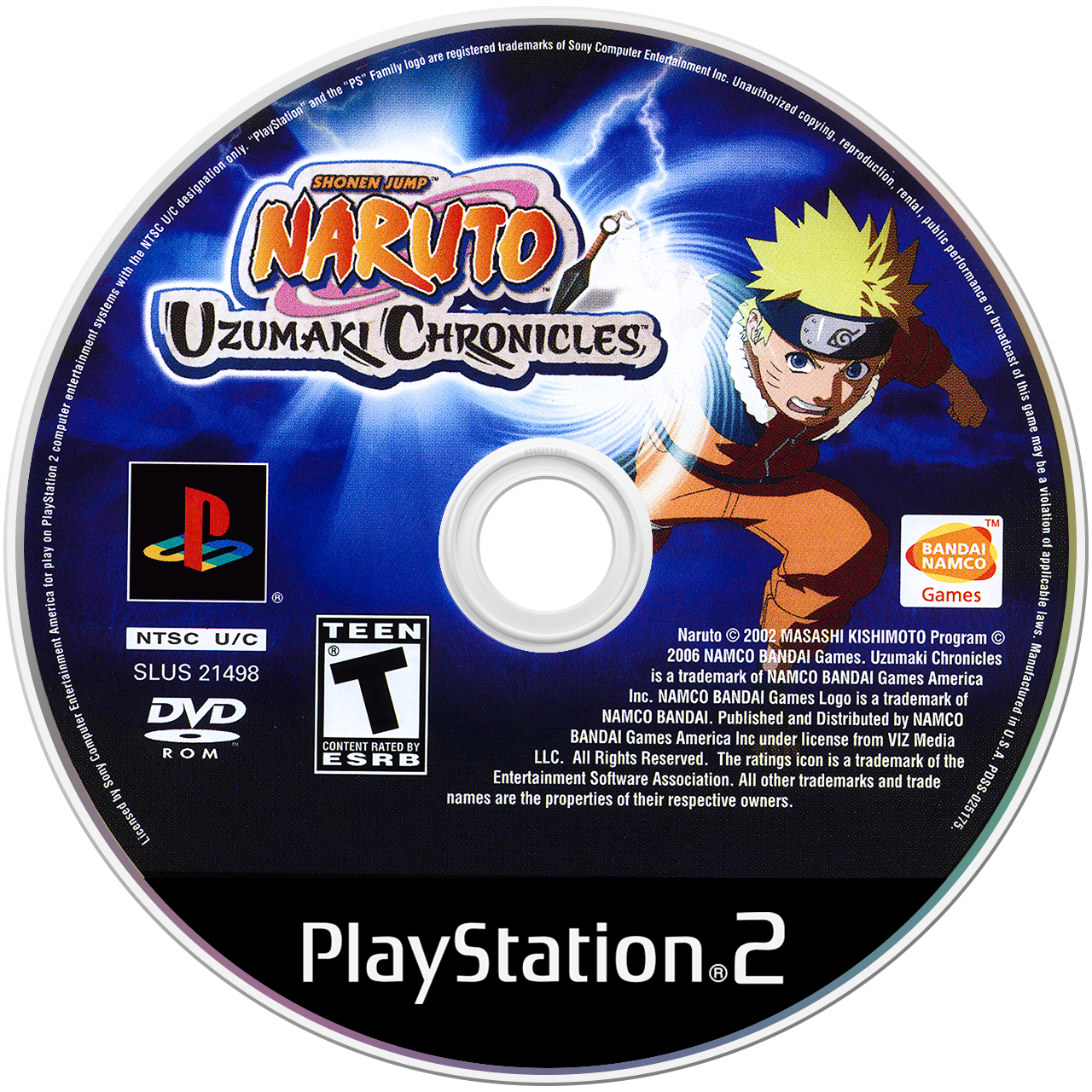 Naruto Uzumaki Chronicles [Greatest Hits] - PS2, Condition: Disc Only