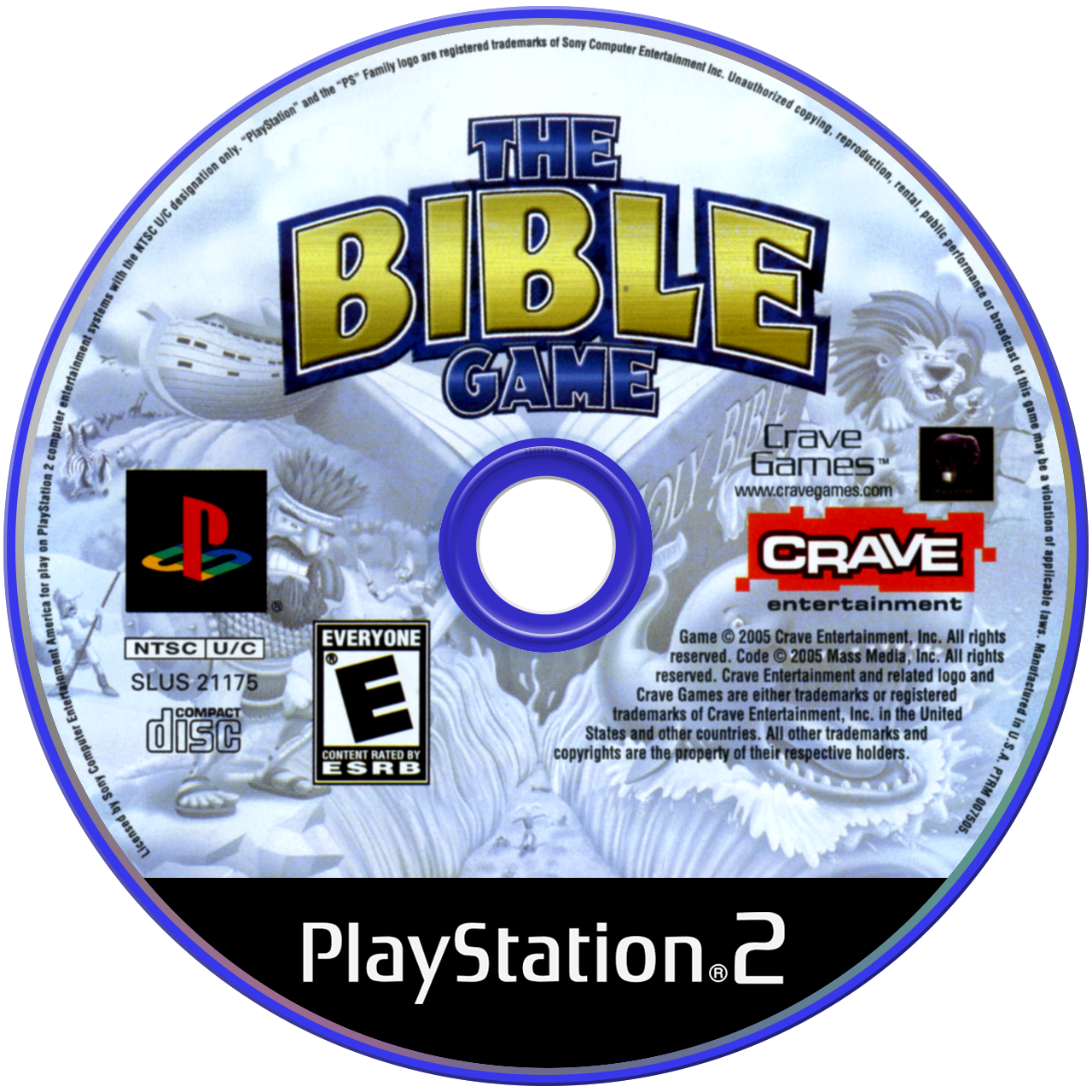 The Bible Game - PS2, Condition: Disc Only
