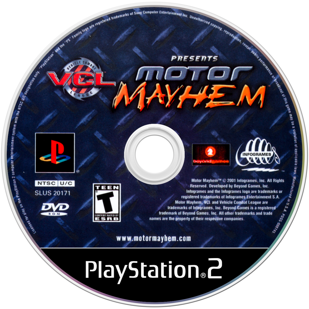 Motor Mayhem - PS2, Condition: Disc Only