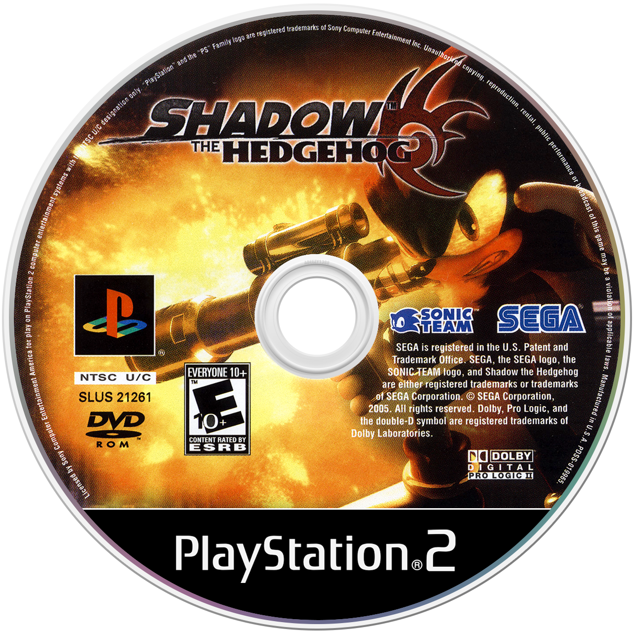 Shadow the Hedgehog [Greatest Hits] - PS2, Condition: Disc Only