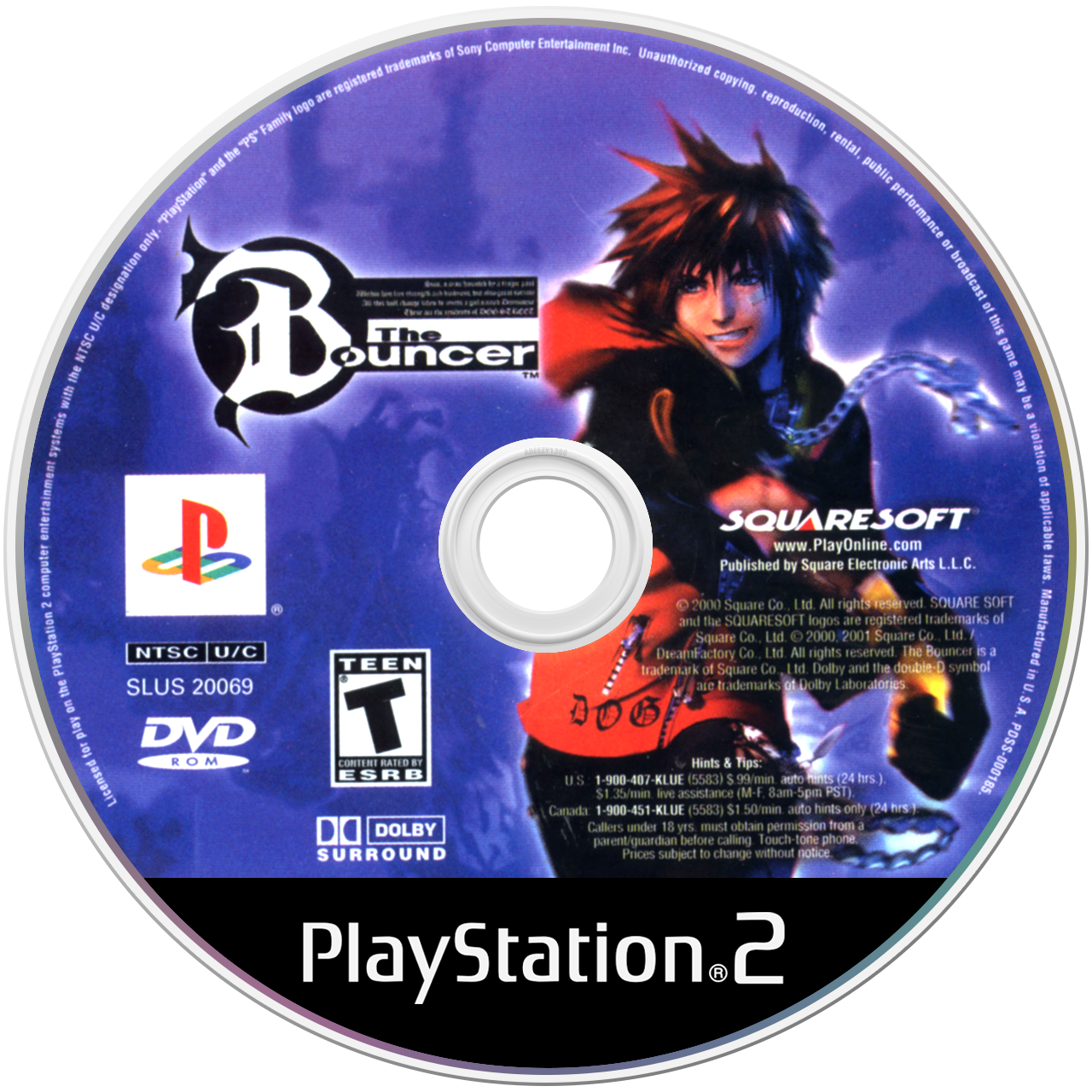 The Bouncer - PS2, Condition: Disc Only