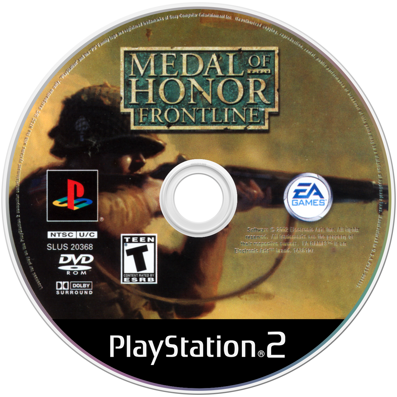 Medal of Honor Frontline [Greatest Hits] - PS2, Condition: Disc Only