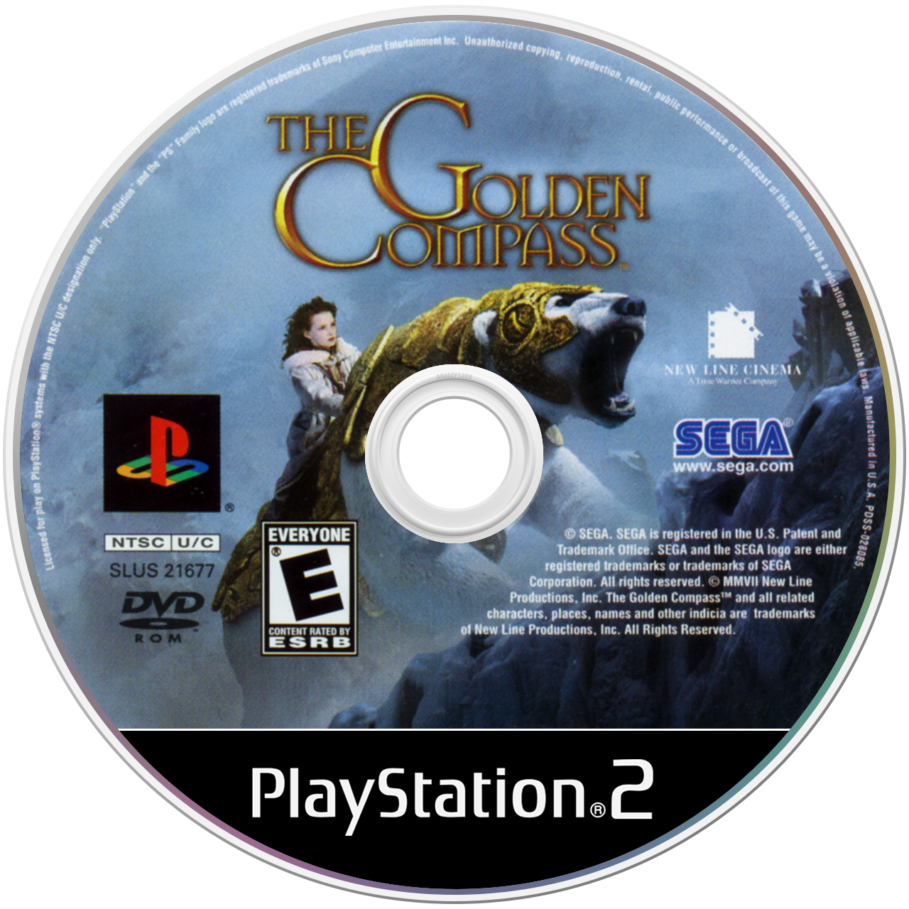 The Golden Compass - PS2, Condition: Disc Only