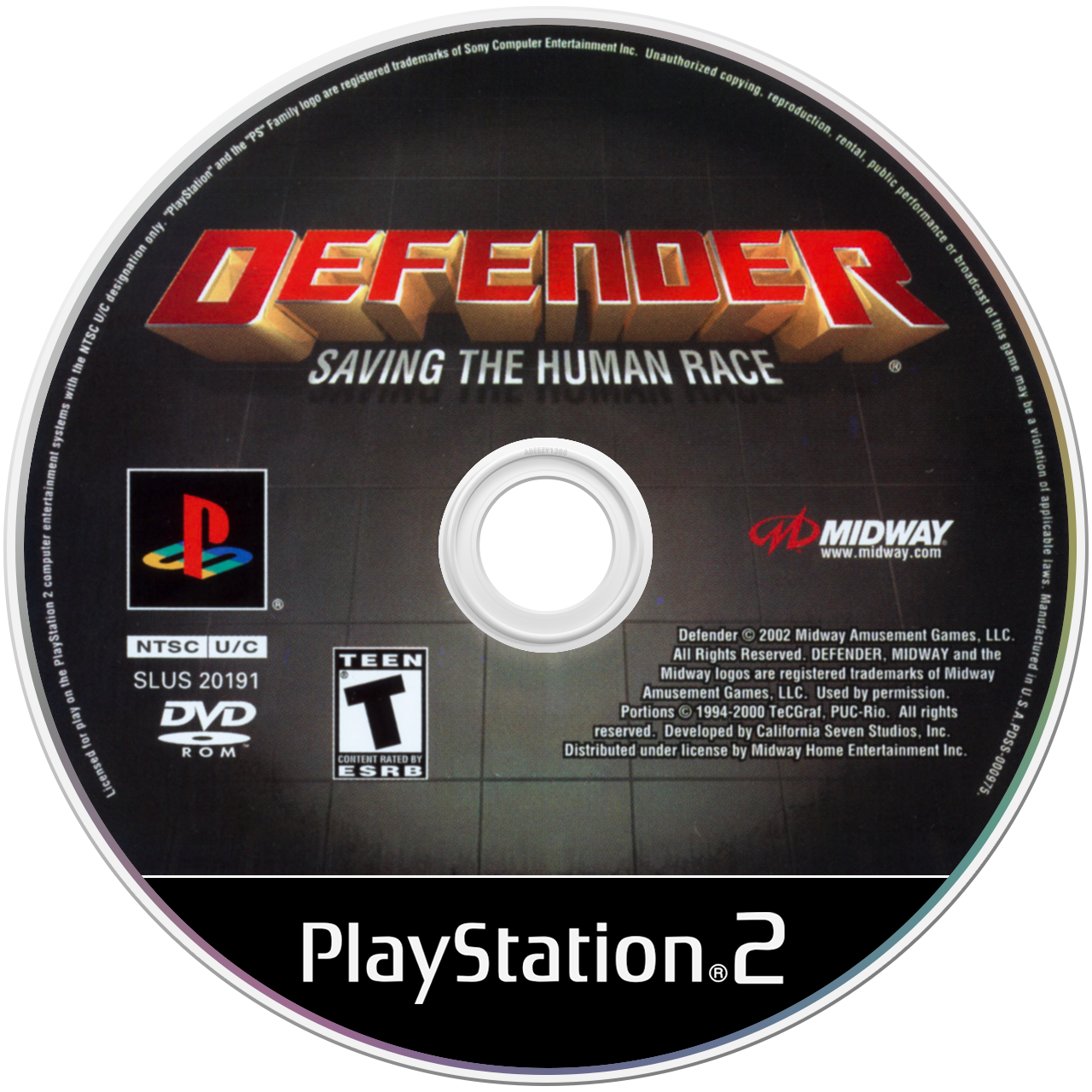 Defender - PS2, Condition: Disc Only