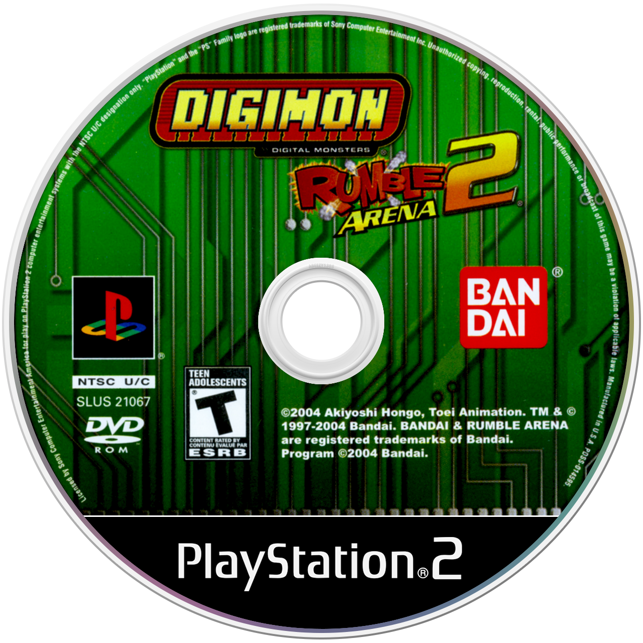 Digimon Rumble Arena 2 - PS2, Condition: Disc Only