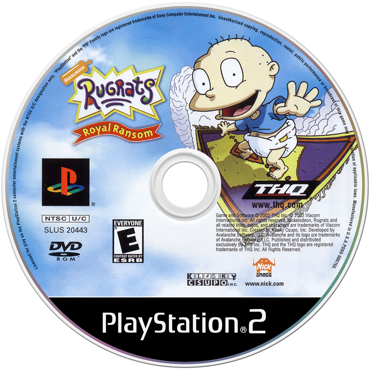 Rugrats Royal Ransom - PS2, Condition: Disc Only